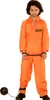 Costume de prisonnier américain orange, taille:158 Voir les images du produit 1
