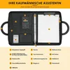 Schreibmappe, Konferenzmappe A4 mit Reißverschluss, Produktbild-Vorschau 3