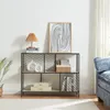 Stolik konsolowy 'Övertorneå' 100x30x75 cm czarny/dąb Podgląd zdjęcia produktu 2