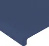 vidaXL Kopfteil Blau 180x5x118/128 cm Stoff Produktbild-Vorschau 4