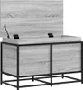 vidaXL Úložný box s víkem Grey Sonoma 80x40x51,5 cm Náhled obrázku produktu 6