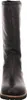 A front view of a black leather boot. Voir les images du produit