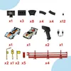 Malplay Autorennbahn 300 cm, 2 Rennwagen 1:43 mit LED, USB, Produktbild-Vorschau 9