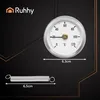 Teploměr bimetalový příložný Ruhhy 26557, 63mm Náhled obrázku produktu 2