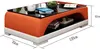 Ledertisch Couchtisch Glastisch Sofa Beistell Moderner Produktbild-Vorschau 4
