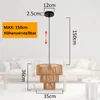 ZMH Hängelampe Esstisch Pendelleuchte Wohnzimmer Ratten E27 Produktbild-Vorschau 2
