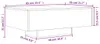 vidaXL Couchtisch mit LED-Leuchten Weiß 85x55x31 cm Produktbild-Vorschau 8