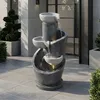 Flieks Gartenbrunnen mit Led, Zimmerbrunnen mit Produktbild-Vorschau 3