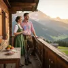 Trachtenhemd für trachten lederhosen freizeit Hemd Produktbild-Vorschau 3