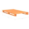vidaXL Palettenbett Braun Massivholz Kiefer 90×200 cm -  Produktbild-Vorschau 8