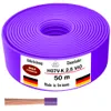 50m Aderleitung H07 V-K VIO 1x2,5 mm² Violett(lila) Produktbild-Vorschau 4