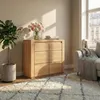 Kommode Kernbuche 90 cm Massivholz-Front 2-türig Sideboard Produktbild-Vorschau 7