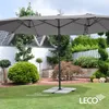 Leco Oval-Schirm anthrazit - Maße: 270 cm x 460 cm x 245 Produktbild-Vorschau 2