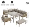 Flieks Gartenloungeset Gartenmöbel Set 6-tlg., Produktbild-Vorschau 7