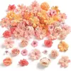 Mini Kunstblumen - 80 Stück - 8 Designs - Kleine künstliche Produktbild-Vorschau 1