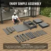 VEVOR 5-teiliges Gartenmöbel Set Balkonmöbel 150 kg Produktbild-Vorschau 6