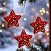 Étoile de Noël en verre rouge à suspendre avec 10 LED - 15 Voir les images du produit 6