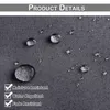 1 szt. zasłona zewnętrzna, wodoodporna, z oczkami i Podgląd zdjęcia produktu 3