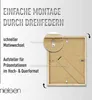 Nielsen cornice per foto in legno Quadrum 20x20 cm wengé Anteprima dell’immagine prodotto 9