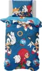 A Sonic The Hedgehog themed duvet cover and pillowcase set displayed on a bed. Anteprima dell’immagine prodotto