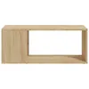vidaXL TV-Schrank Sonoma-Eiche 80x24x32 cm Holzwerkstoff Produktbild-Vorschau 5