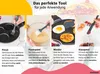 endusor Küchenspatel Set Silikon inklusive Pancake Pfannenwender und Pinsel Produktbild-Vorschau