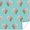 MuchoWow® Poster Muscheln - Muster - Grün - Meer 50x50 cm - Produktbild-Vorschau 1