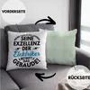 Trendation - Elektriker Deko-Kissen mit Füllung 40x40 Produktbild-Vorschau 2