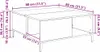 vidaXL Salontafel Artisan-Eik, 80 x 80 x 36,5 cm, houtvezel Productafbeelding-voorbeeld 8