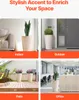 A collage of four images showing VEVOR planters in different settings: indoors, outdoors, on a patio, and in an office. Voir les images du produit