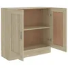Bücherschrank Sonoma-Eiche 82,5x30,5x80 cm Holzwerkstoff Produktbild-Vorschau 4