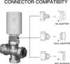 8X Tuya ZIGBEE3.0 Smart Heizkörperthermostat Produktbild-Vorschau 5