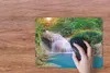 MuchoWow® Mauspad Mousepad Regenbogen - Sonne - Wasserfall Produktbild-Vorschau 3