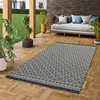 Designer Teppich Beidseitig Ethno Kelim Grau Schwarz Produktbild-Vorschau 1