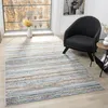 Teppich Wohnzimmer Vintage Look Beige, Bunter Farbmix Produktbild-Vorschau 3