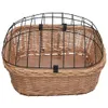 vidaXL Fahrradkorb Vorne mit Deckel 50x45x35 cm Natur Weide Produktbild-Vorschau 7