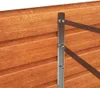A close-up view of a metal support structure attached to a wooden wall. Náhľad obrázku produktu