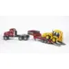 bruder MACK Granite Tieflader und JCB 4CX Baggerlader, Produktbild-Vorschau 8