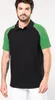 Kariban Herren Polo-Shirt Poloshirt Basic Kontrast Kragen Produktbild-Vorschau 2