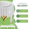 Alpsky bílý dřevěný plot 100 x 30 cm – Flexibilní zahradní Náhled obrázku produktu 4