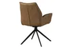 MASSIVMOEBEL24 Drehstuhl 61x61x89 braun / grün HENRI #101 Produktbild-Vorschau 10