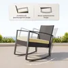 Set da giardino BEALIFE in rattan PE composto da 3 pezzi Anteprima dell’immagine prodotto 10