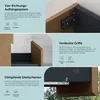 doporro Badmöbel-Set Waschbecken-Unterschrank Badezimmer Produktbild-Vorschau 6