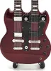 Led Zeppelin Mini Gitarre - Jimmy Page - Doppelhals Produktbild-Vorschau 4