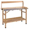 Pflanztisch Pflanzentisch Gärtnertisch Blumentisch PT 120x45x109 cm Massiv Holz Dekotisch Dema 4031765470261 47026 Produktbild-Vorschau