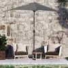 Angel Living 250cm Halbrund Sonnenschirm, Produktbild-Vorschau 4