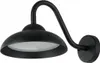 LED Wandleuchte außen IP54 B: 25 cm Schwarz 3000 K warmweiß Produktbild-Vorschau 2