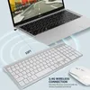 INF Combo Tastiera e Mouse Wireless - Argento Anteprima dell’immagine prodotto 7