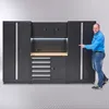Werkbank 160 cm mit Hängeschrank und 2 breiten Produktbild-Vorschau 2