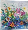Bilder auf glas - Einteilig - Blumen die Farben pastos - Produktbild-Vorschau 1